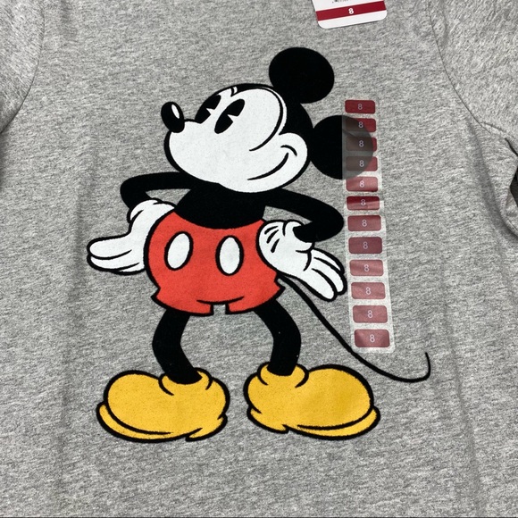 NEW! Boy’s Disney Mickey Mouse Short Sleeve T-Shirt Size Medium W/Tags - Picture 2 of 3